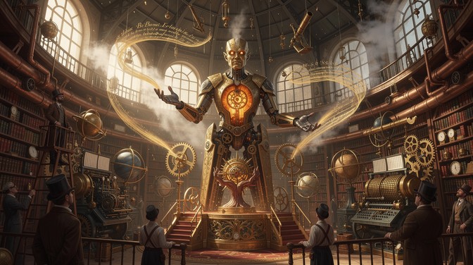 Free Mechanical Oracle Awakens Image - Steampunk, Automaton, Oracle ...