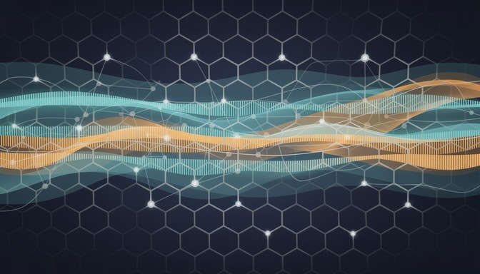Network Wave Background Free Digital Network Waves Image - Technology, Network, Geometric ...