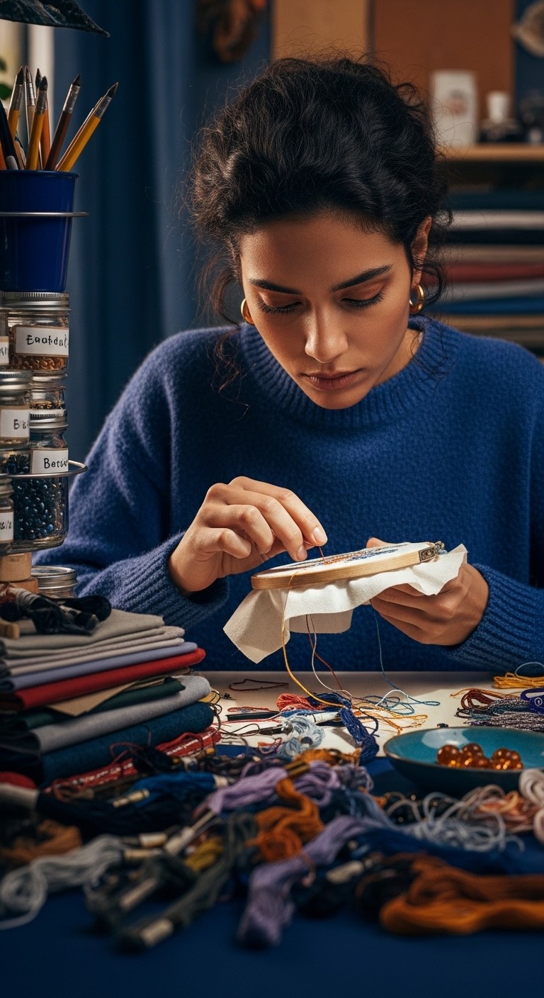Free Immersed in Craft Photo - Crafting, Embroidery, Focus | Download ...