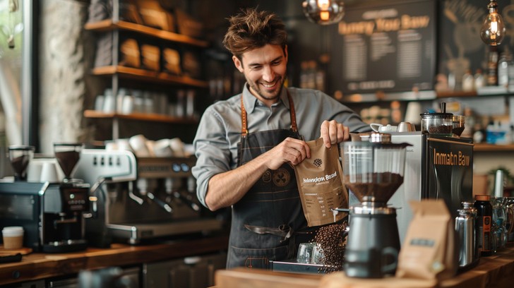 Download Barista Selecting Beans Image - Barista, Coffee, Beans | StockCake