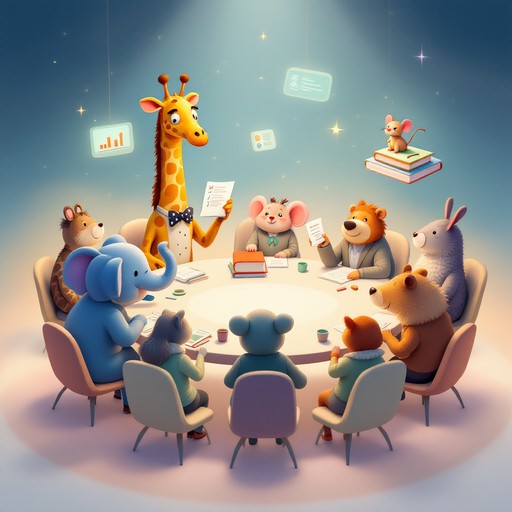 Free Animal Kingdom Conference Image - Giraffe, Elephant, Mouse ...