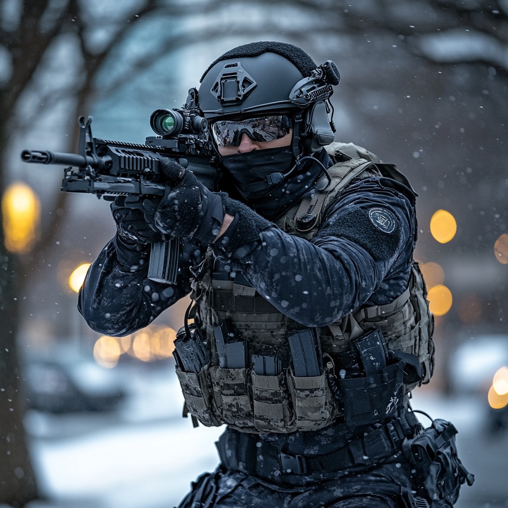 Tactiical Free Armed tactical officer Image - Tactical, Officer, Snow | Download ...