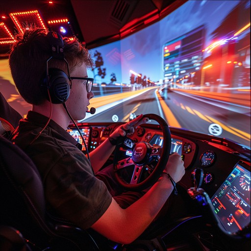 Free Intense Gaming Session Image - Gaming, Simulation, Racing ...