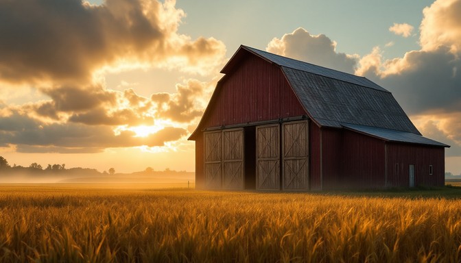 Rustic Golden Free Rustic Golden Sanctuary Image - Barn, Rural, Golden | Download at ...