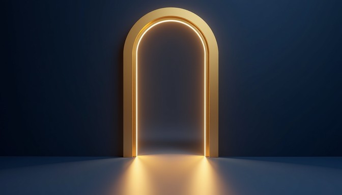 Blue Rectangular Portal Free Blue Golden Portal Image - Portal, Gateway, Architecture ...