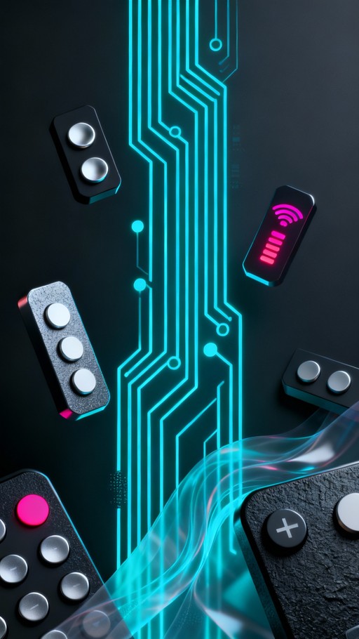 Free Glowing Tech Interface Image - Technology, Circuits, Cyan ...