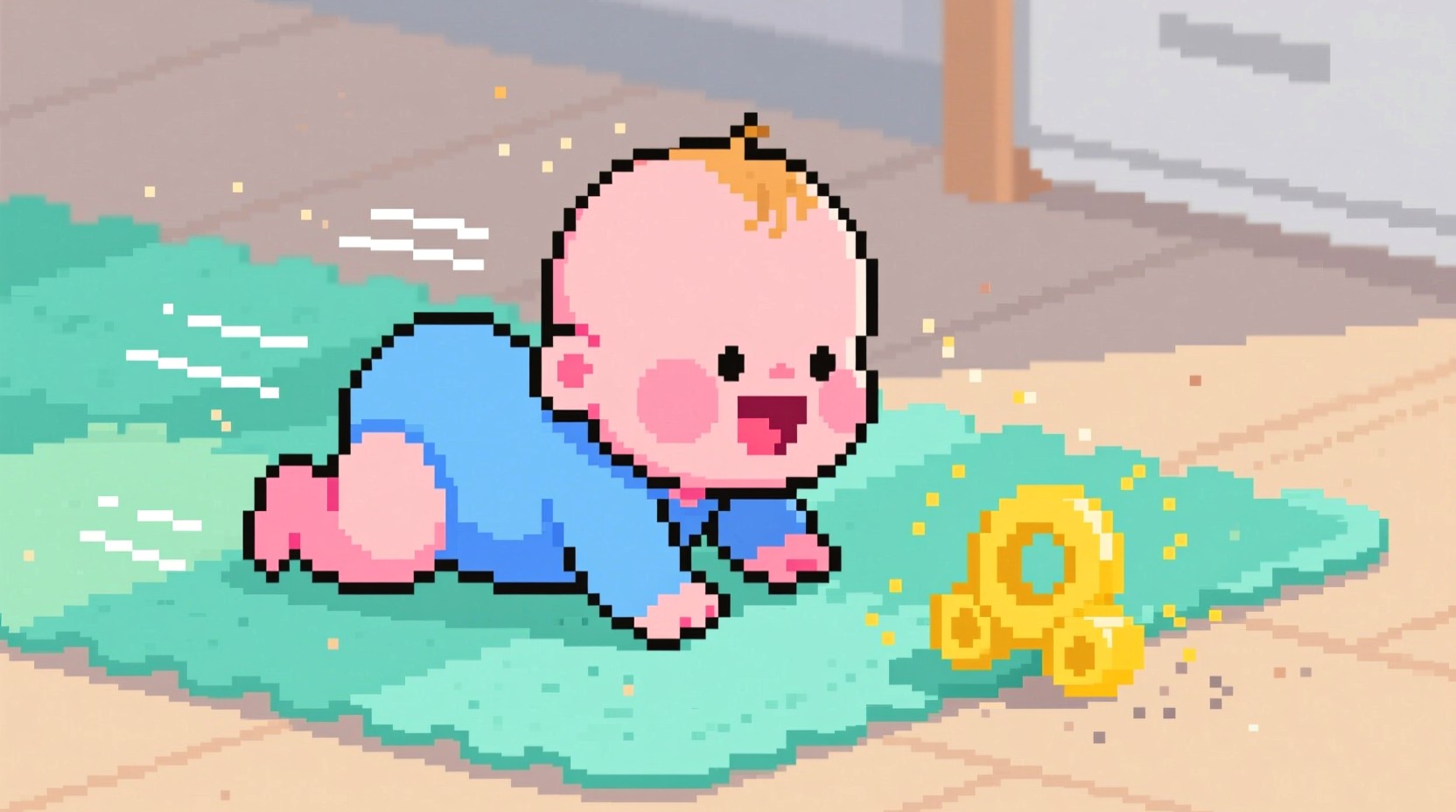Free Crawling Pixel Joy Image - Baby, Crawling, Pixel | Download at ...