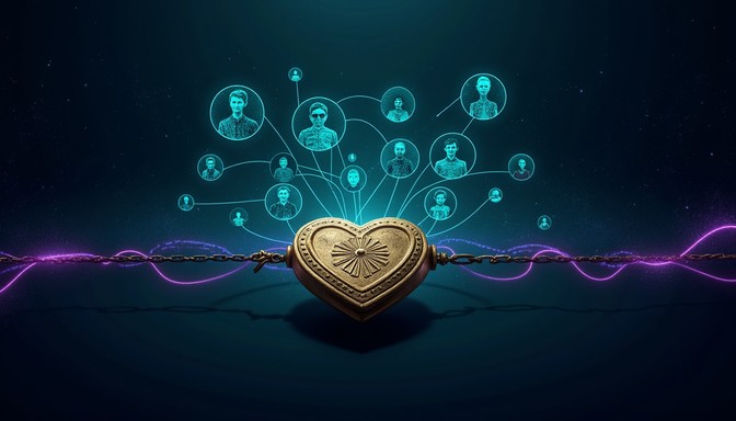 Teal Memory Free Digital Memory Locket Image - Heart, Digital, Memories | Download ...