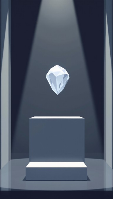 Free Crystal In Spotlight Image - Crystal, Geometric, Floating ...