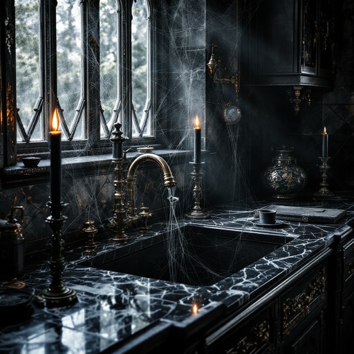 Gothic Counter Free Gothic Kitchen Mystery Image - Gothic, Marble, Candlelight ...