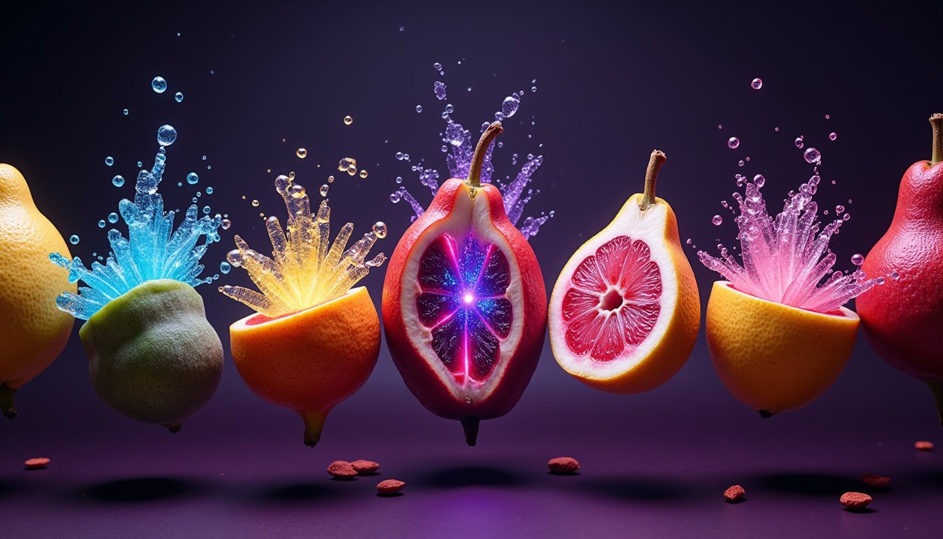 Citrus Fruits Exploding Free Explosive Fruit Symphony Image - Fruit, Explosion, Colorful ...