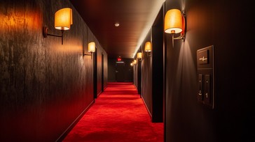 Free Dimly lit hallway Image - Hallway, Dim, Lighting | Download at ...