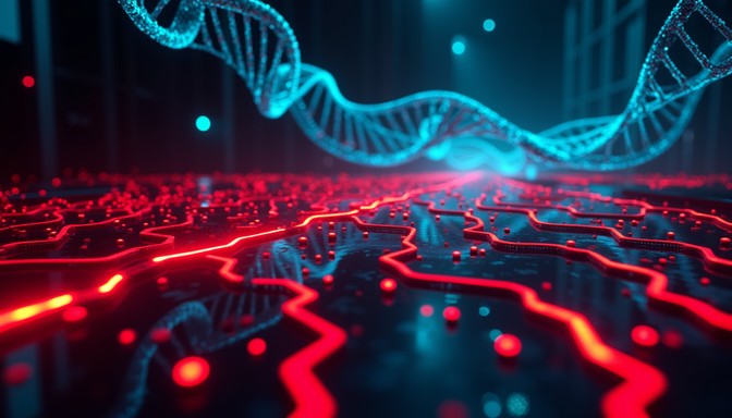 Free Digital Blood Network Image - Cyberpunk, Dna, Circuits | Download ...