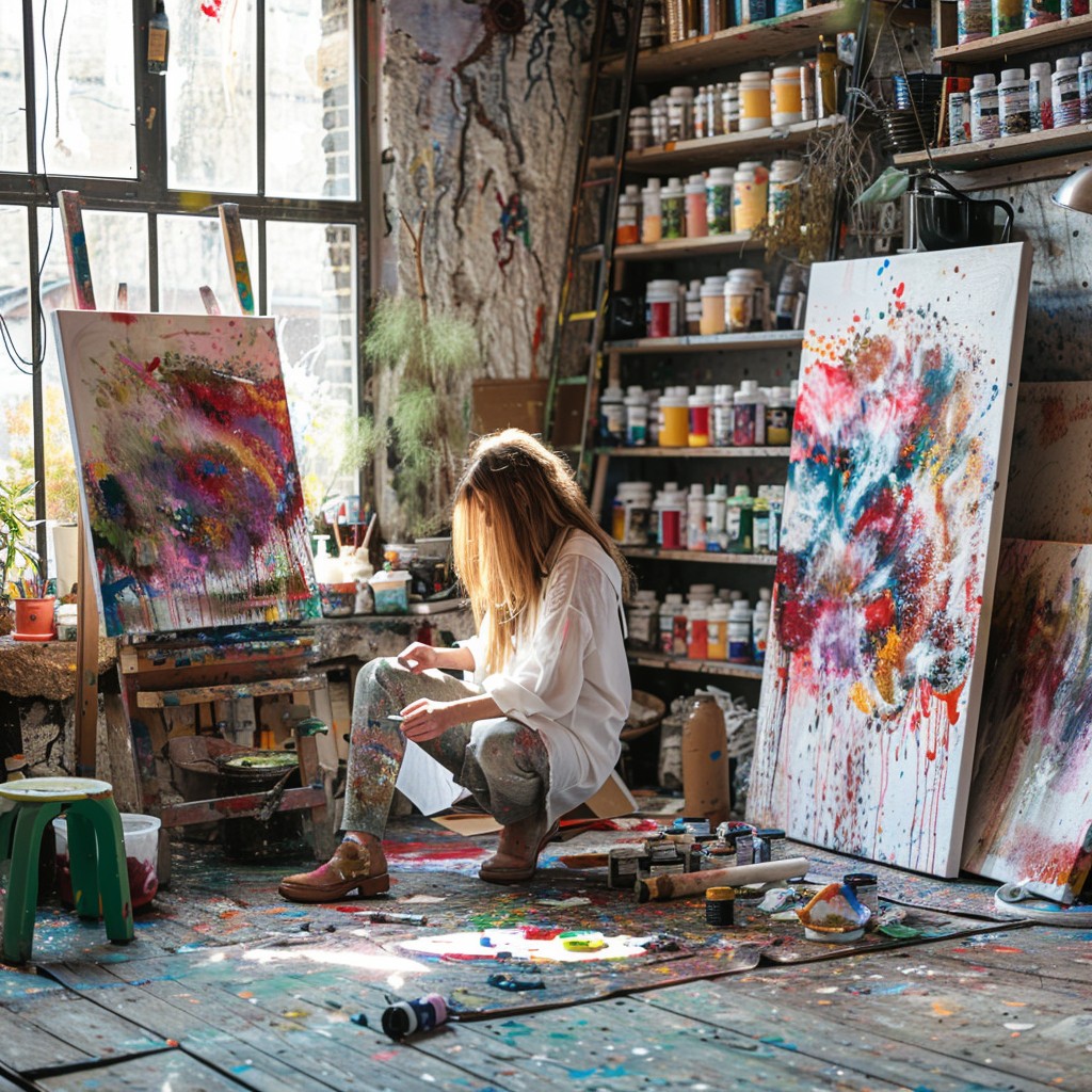 Free Artist Creating Art Image - Artist, Studio, Paint | Download at ...