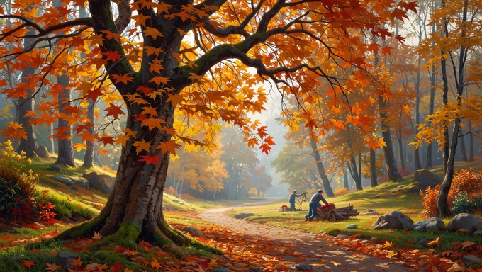 Free Autumn Harvest Scene Image - Autumn, Fall, Harvest | Download at ...