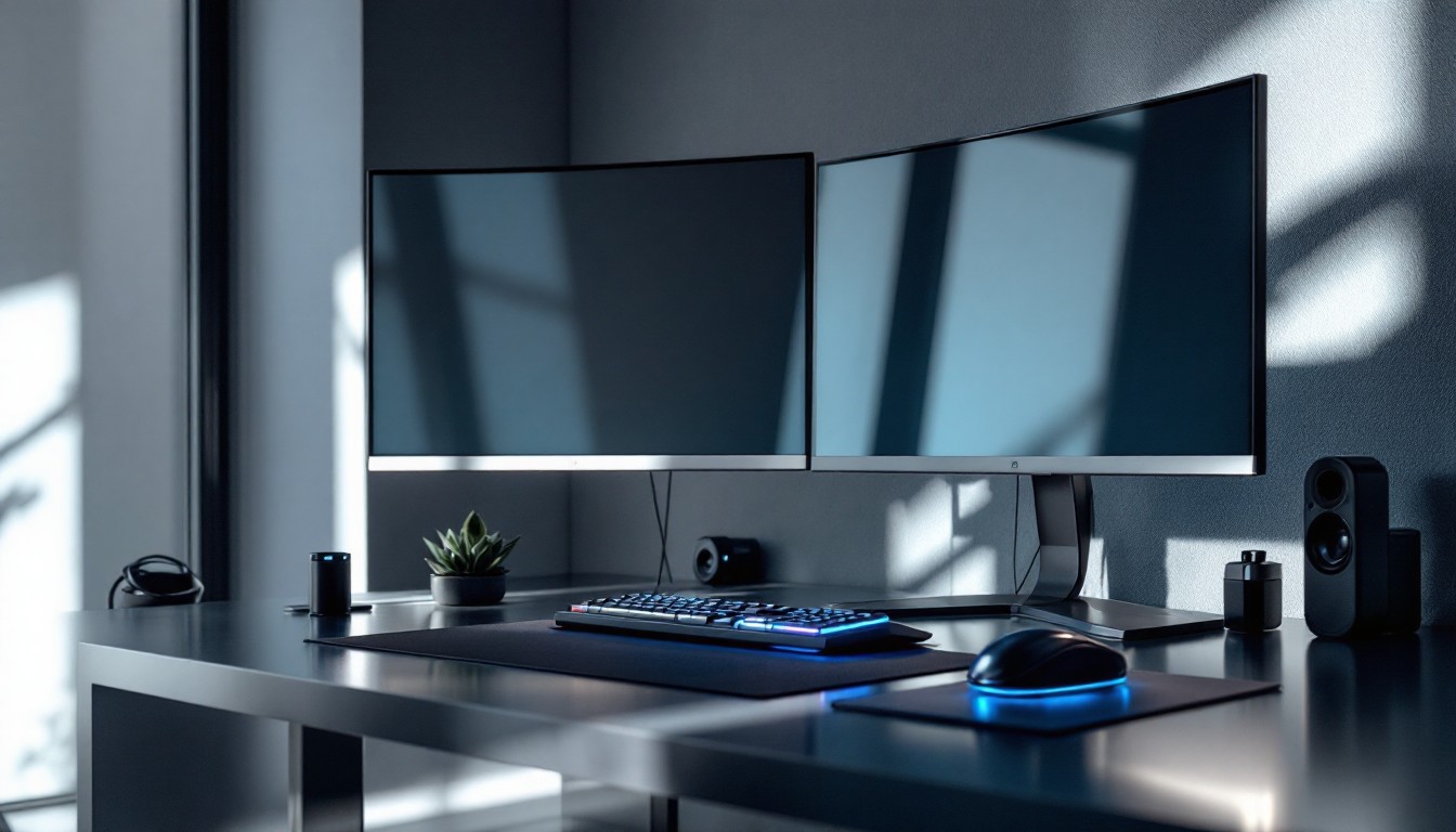 Free Minimalist Tech Setup Image - Workspace, Minimalist, Modern ...