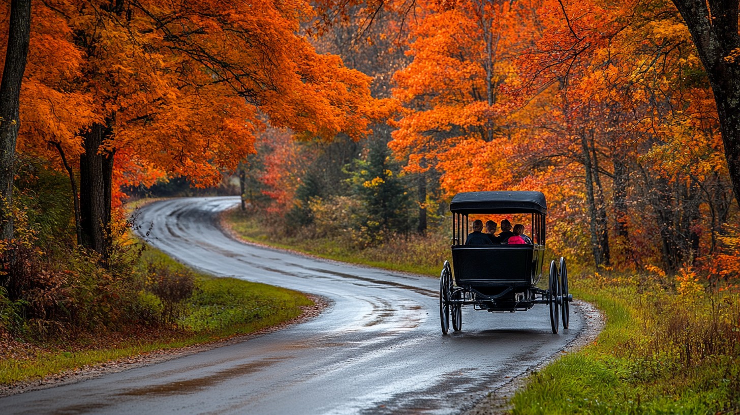 Carriage Rd Carriage Rides Free Autumn Carriage Ride Photo - Autumn, Carriage, Road | Download at ...