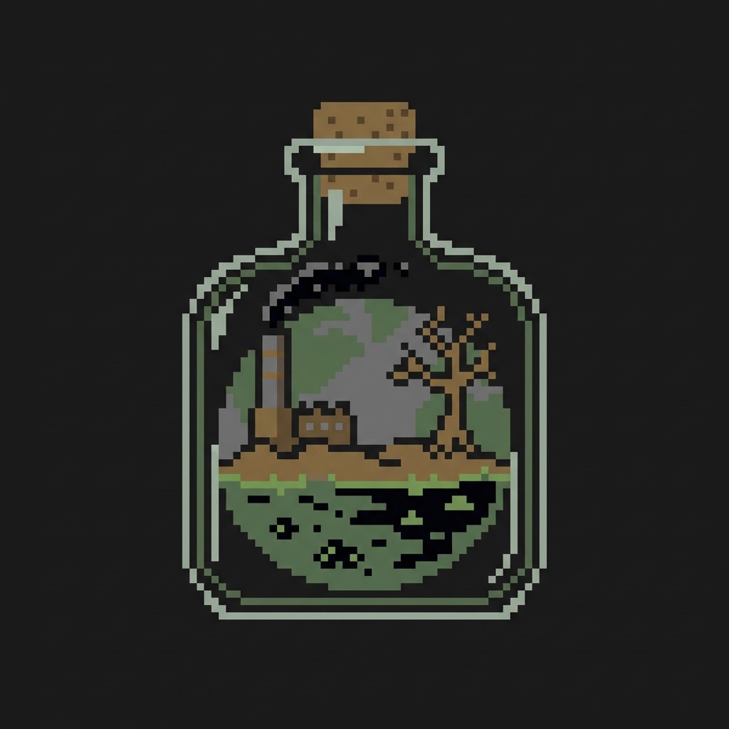Polution Pixels Free Polluted World Bottled Image - Pollution, Environment, Pixel ...