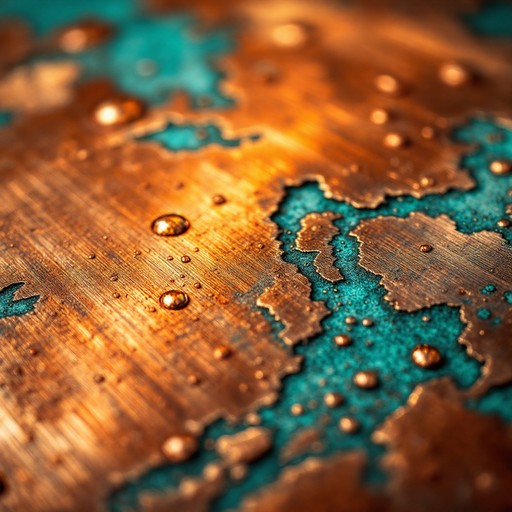 Free Oxidized Copper Texture Image - Copper, Metal, Texture | Download ...
