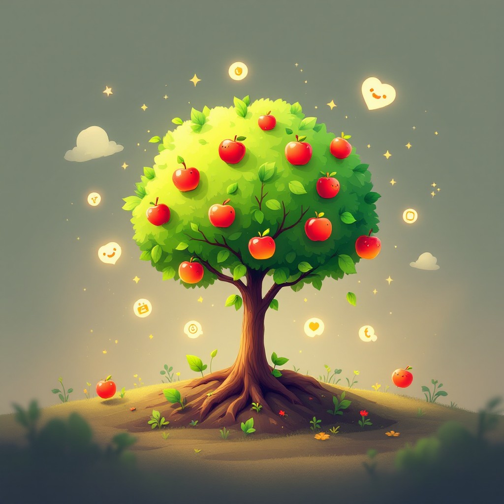 Free Magical Apple Tree Image - Magical, Apple, Tree | Download at ...