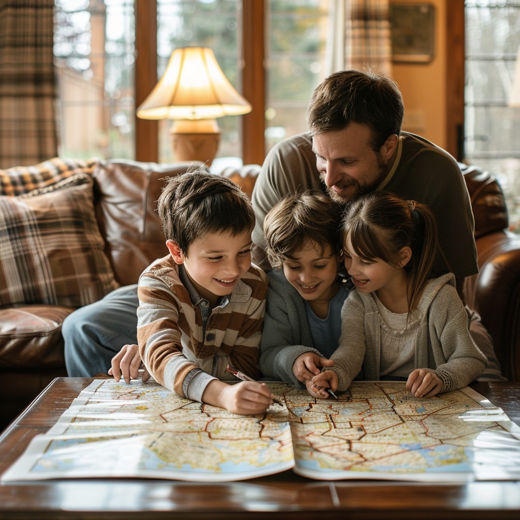 Free Family Map Time Image - Family, Map, Planning | Download at StockCake