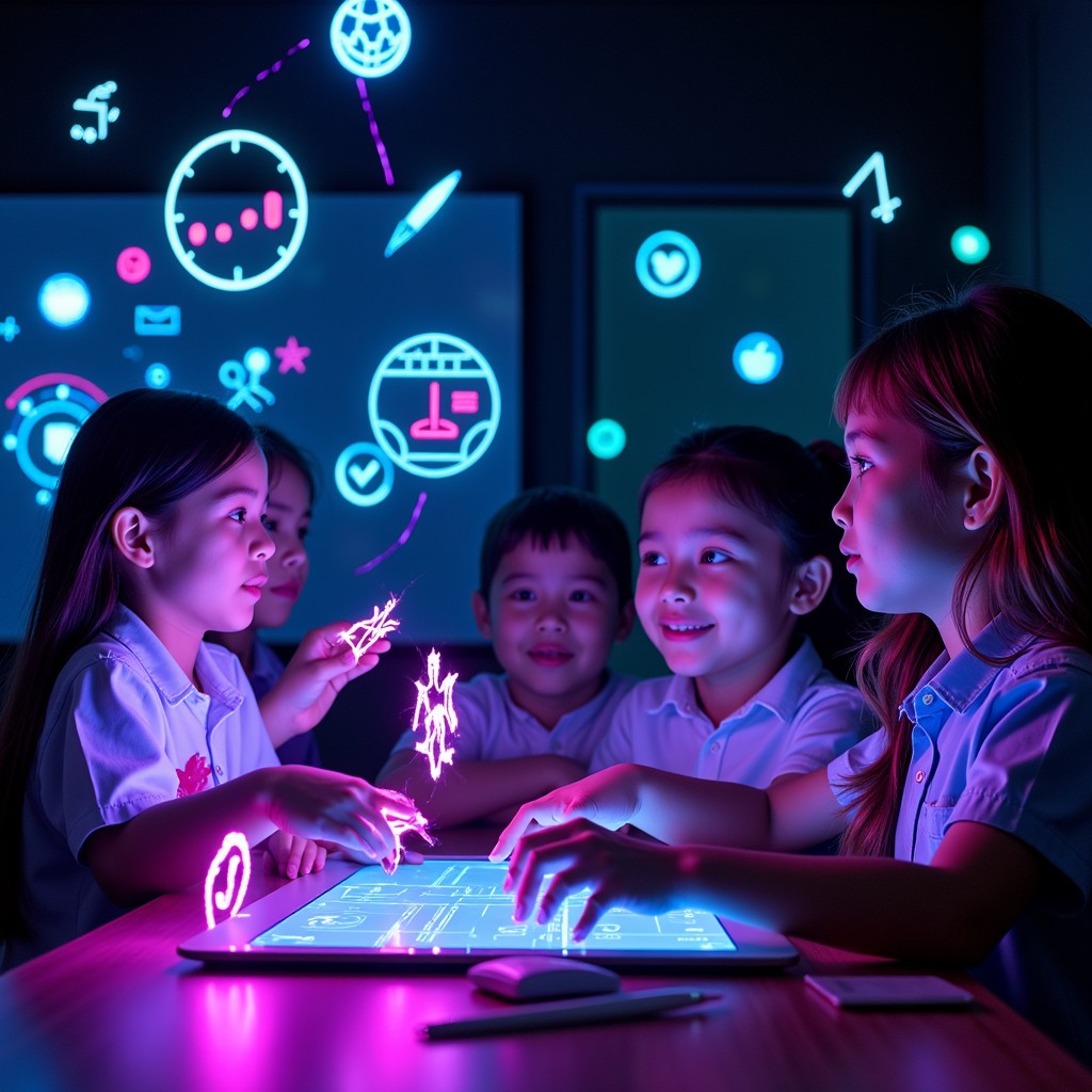 Free Future Learning Illuminated Image - Education, Technology ...