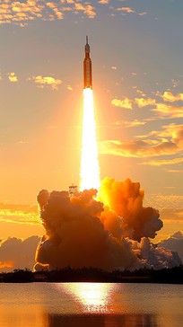 Free Rocket Launch Sunset Image - Rocket, Sunset, Reflection | Download ...