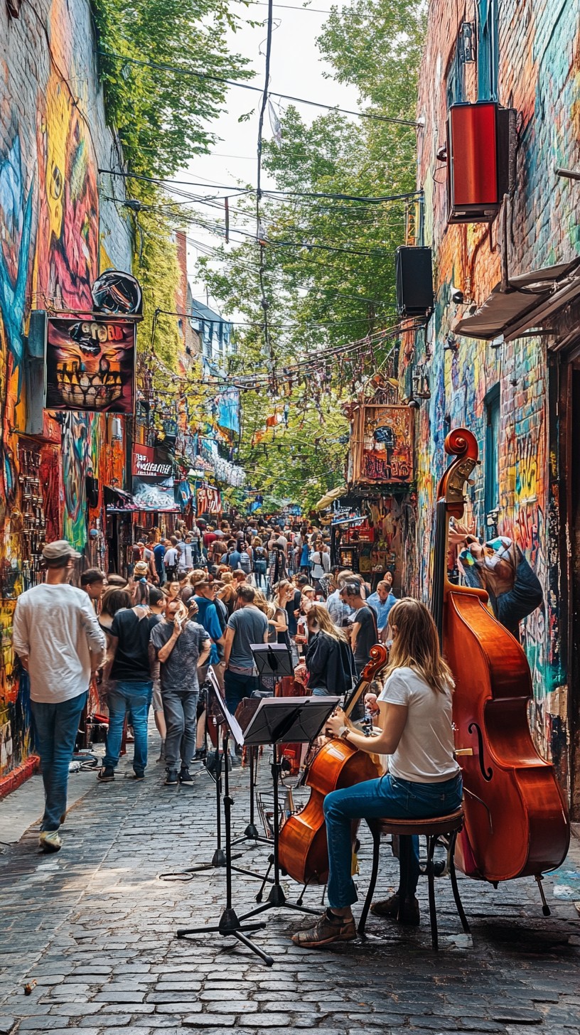 Stretto Music Examples Free Vibrant Street Music Image - Street, Music, Crowd | Download at ...