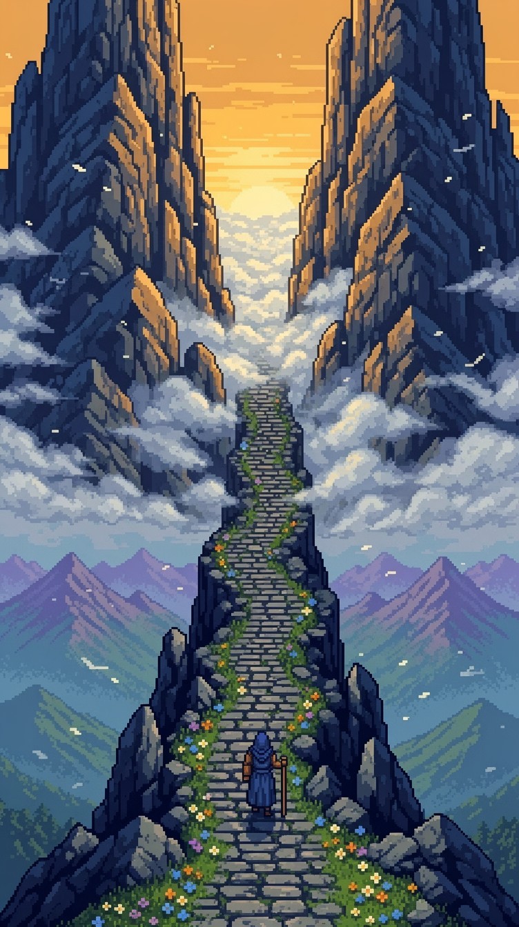 Free Pixel Art Adventure Image - Pixel, Retro, Mountain | Download at ...