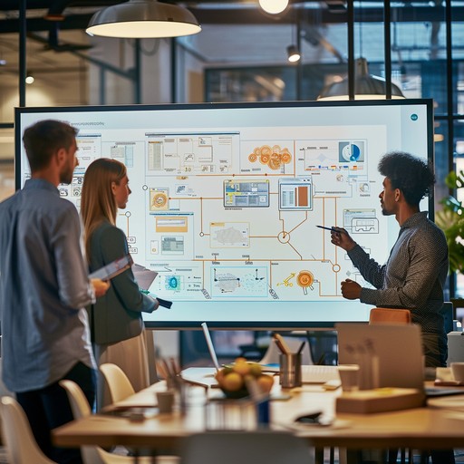 Free Team Analyzing Data Image - Teamwork, Technology, Business ...