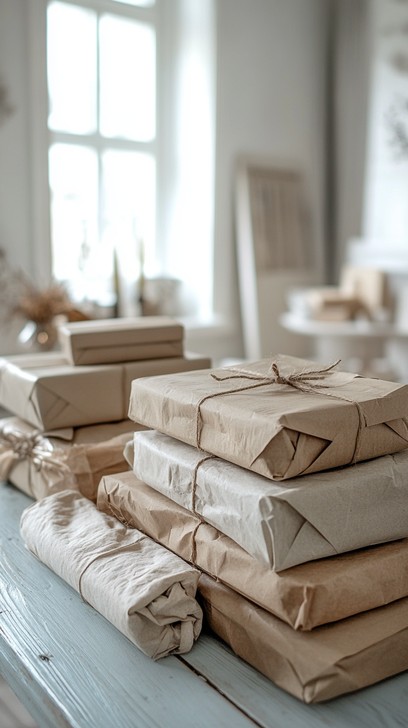 Items Wrapped Free Hand-wrapped Eco Packages Image - Packaging, Eco-friendly, Hand ...