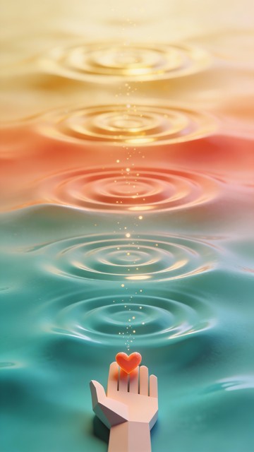 Free Love Ripples Outward Image - 3d, Illustration, Minimalist ...