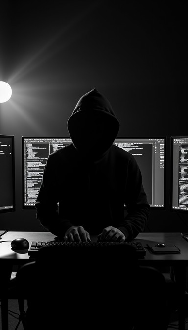 Free Code In Darkness Image - Hacker, Cybersecurity, Programming ...