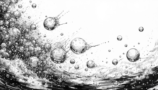 Bubbling Ink Texture Free Rising Ink Bubbles Image - Bubbles, Ink, Illustration | Download ...