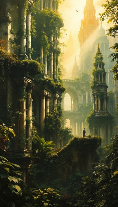 Earth Renaissance Style Free Nature Reclaims Architecture Image - Ruins, Jungle, Cathedral ...