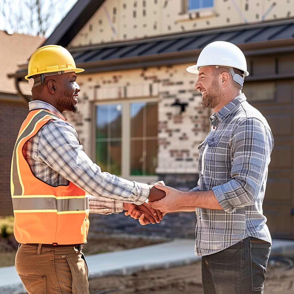 Free Handshake at Construction Image - Construction, Handshake, Workers ...