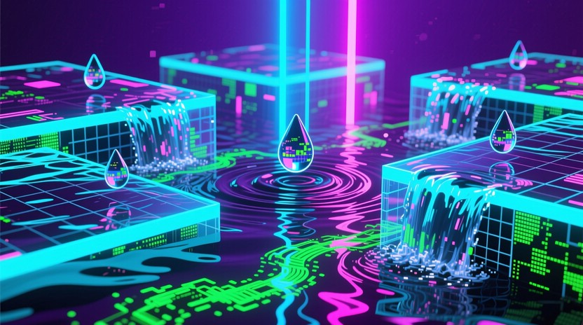 Free Cyberpunk Digital Water Image - Cyberpunk, Holographic, Water ...
