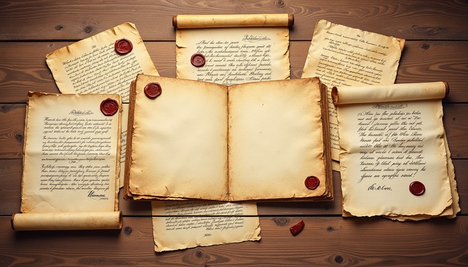 Parchaments Free Timeworn Treasured Parchments Photo - Parchment, Manuscript ...