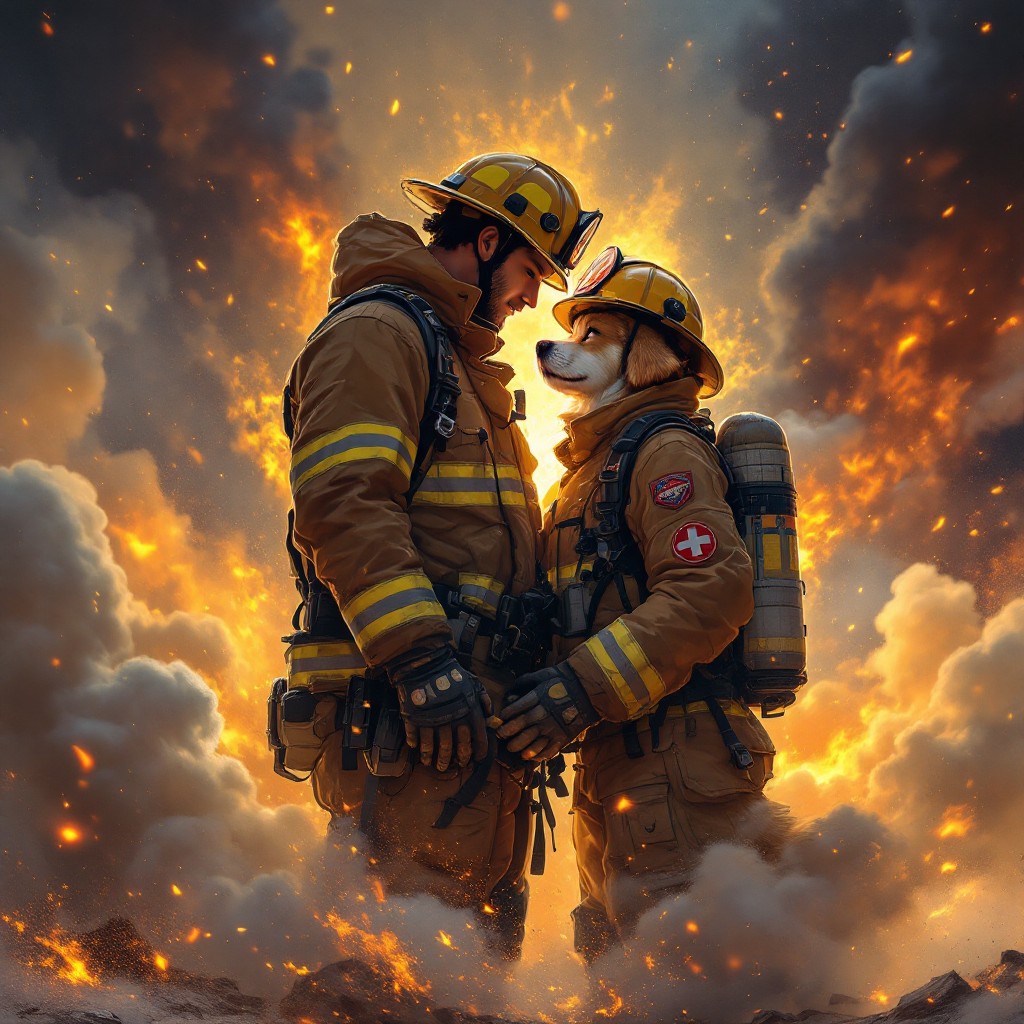 Free Heroes Among Fire Image - Firefighter, Hero, Rescue | Download at ...