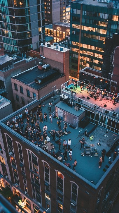 Free Rooftop Concert Evening Image - Rooftop, Concert, Evening ...