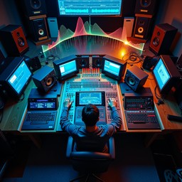 Music Mixing Visualization Free Digital Sound Sculptor Image - Studio, Mixing, Console | Download ...