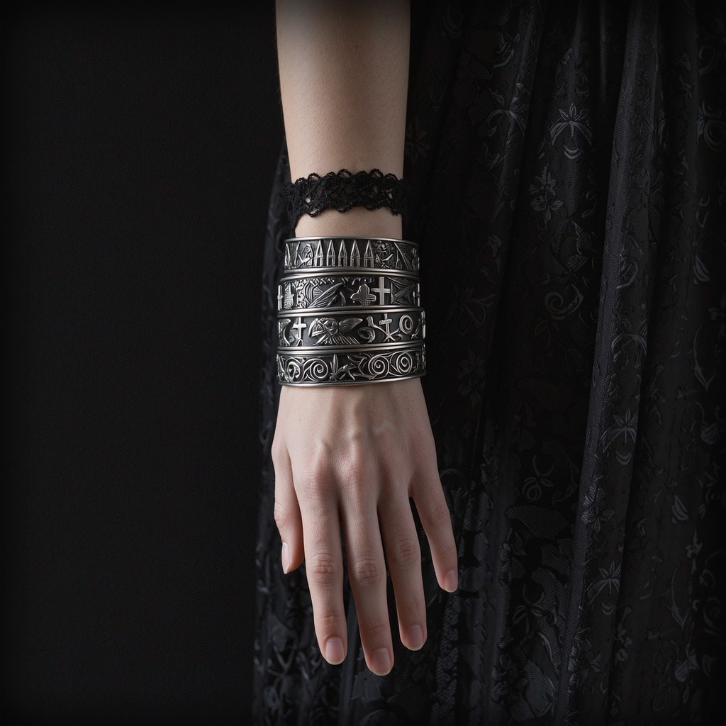 Free Gothic Metal Bangles Image - Gothic, Bangles, Jewelry | Download ...