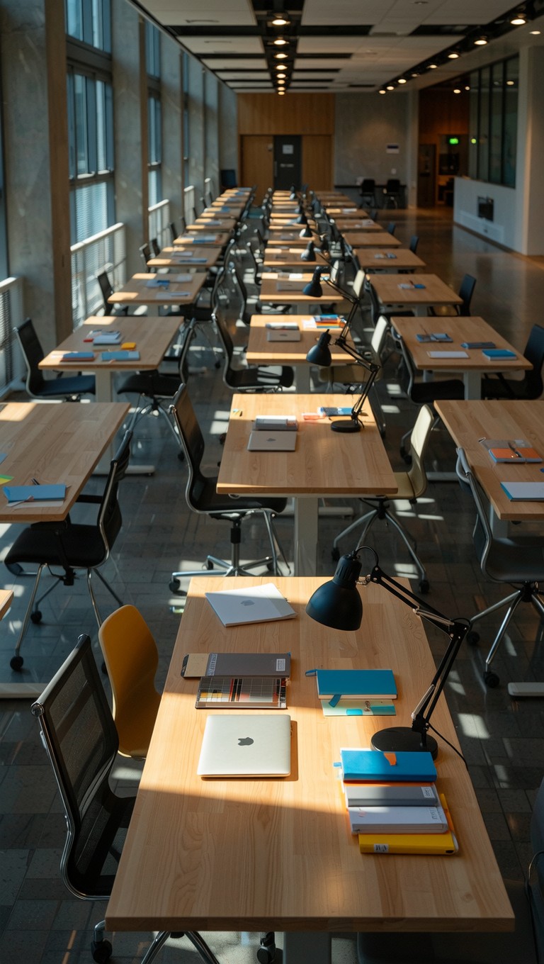 Student Hall Mointer Free Illuminated Study Hall Image - Classroom, Desks, Education ...