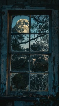 Moonlight From Window Free Moonlit Window Scene Image - Moon, Window, Night | Download at ...