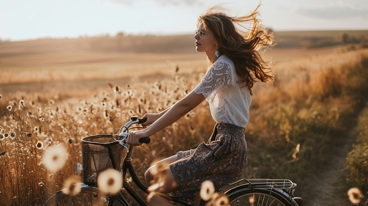 Free Bicycle Park Ride Image - Bicycle, Park, Woman | Download at StockCake