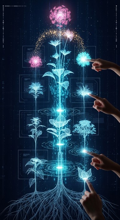 Free Digital Garden Innovation Image - Holographic, Digital, Garden ...