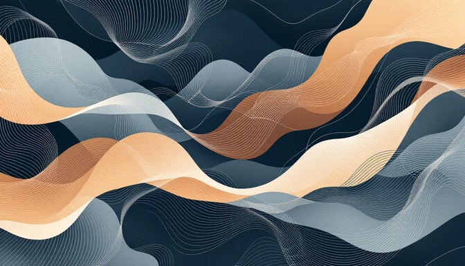 Free Waves Meet Geometry Image - Waves, Geometric, Abstract | Download ...