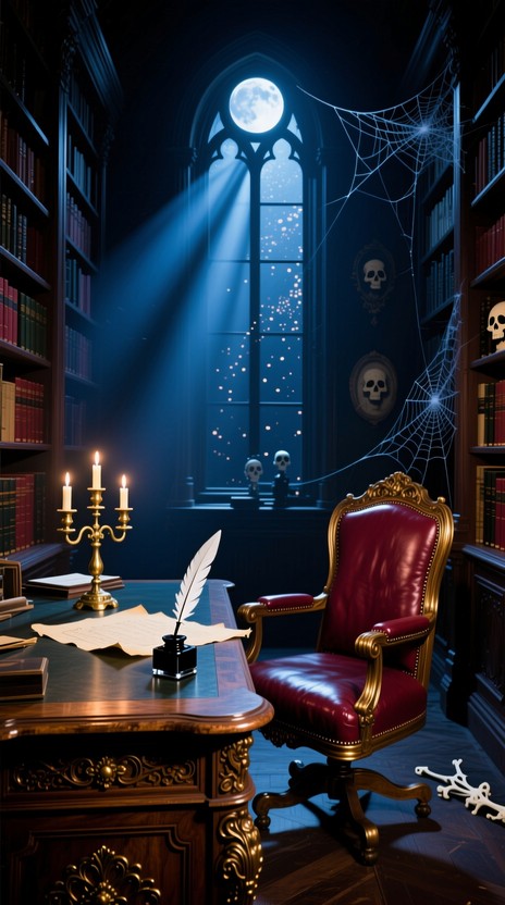 Free Haunted Study Shadows Photo - Gothic, Victorian, Office | Download ...