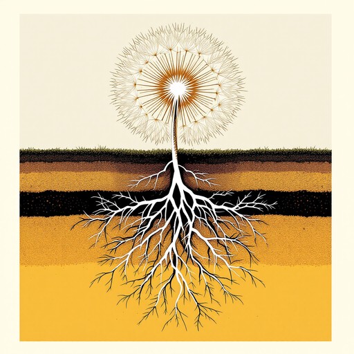 Free Roots Meet Sky Image - Dandelion, Roots, Botanical | Download at ...