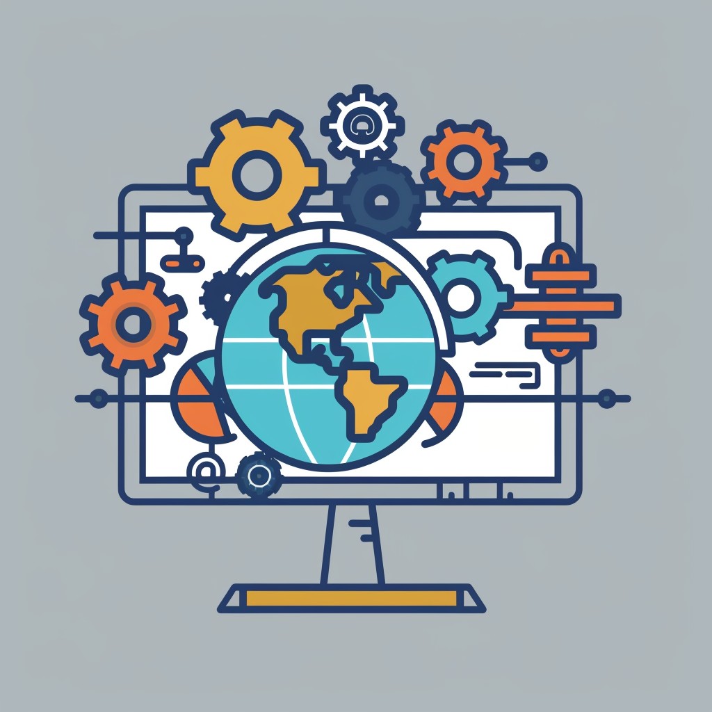 Free Global Technology Concept Image - Technology, Global, Illustration ...